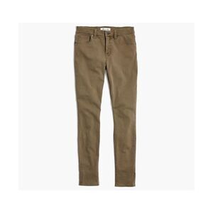 Madewell 9"‎ High-Rise Skinny Jeans: Garment-Dyed Edition Safari Khaki Size 27